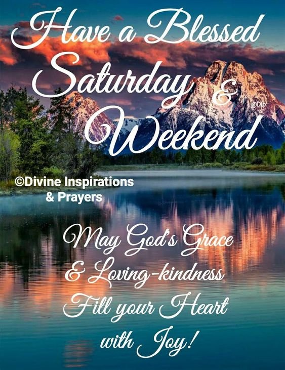 Good Morning Saturday Fill Your Heart With Joy
