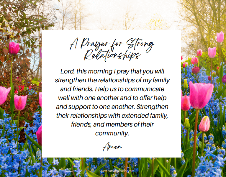 Morning Prayers For Family And Friends