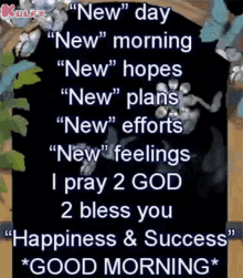 New Day New Morning New Hope